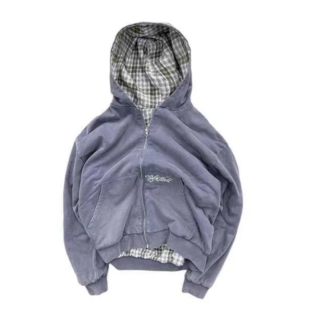 CARNIVL™ Aesthtetic Patterns Zip-Up Hoodie