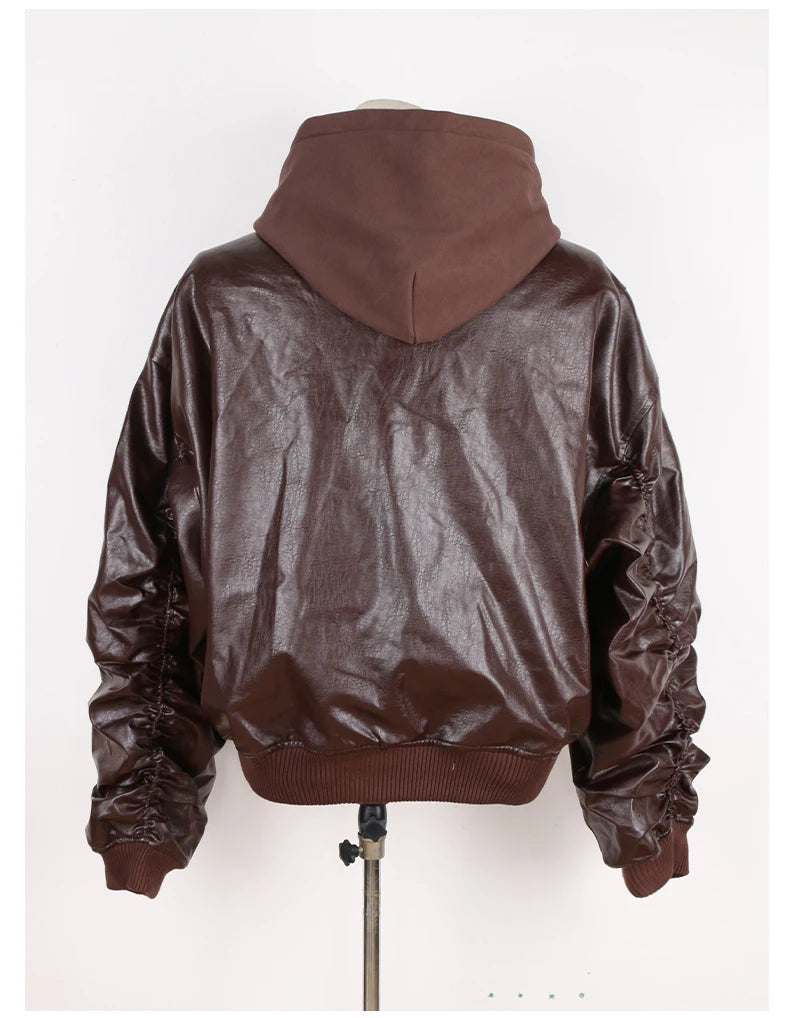 TRIPPIN'™ Brownie Leather Jacket