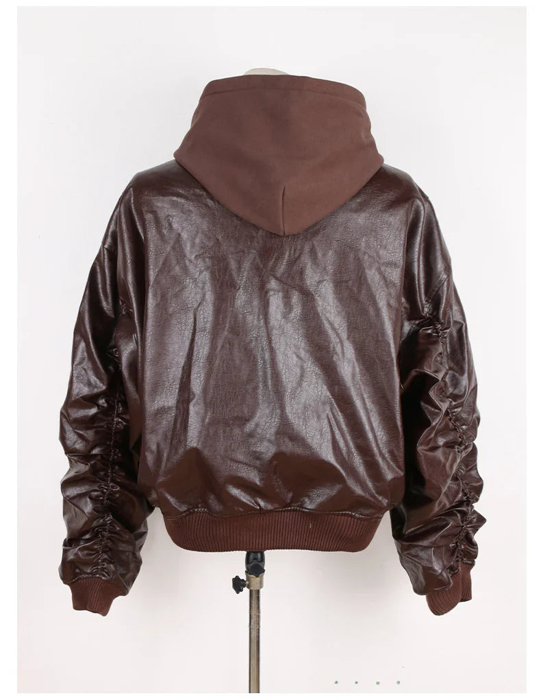 TRIPPIN'™ Brownie Leather Jacket