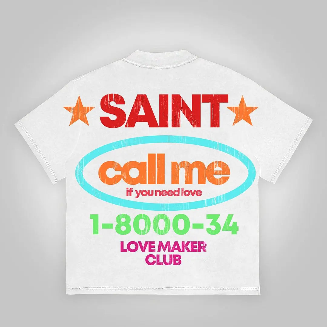 TRIPPIN'™ "Call me if you need luv" T-shirt