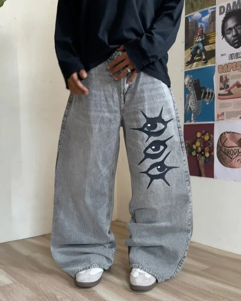 TRIPPIN'™ AERIS EYEZ Baggy Jeans