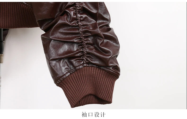 TRIPPIN'™ Brownie Leather Jacket