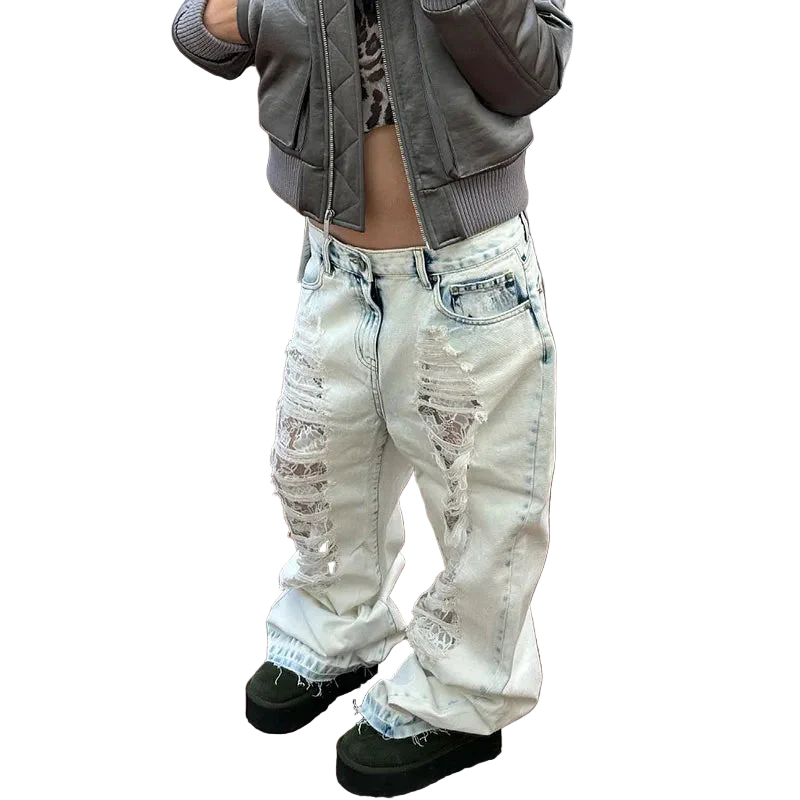 TRIPPINZ'™ Ripped Light Womens Jeans