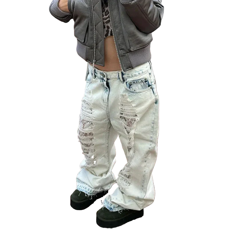 TRIPPINZ'™ Ripped Light Womens Jeans