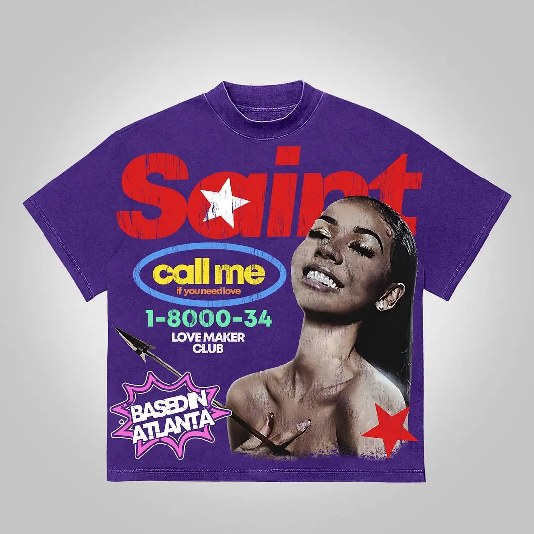 TRIPPIN'™ "Call me if you need luv" T-shirt