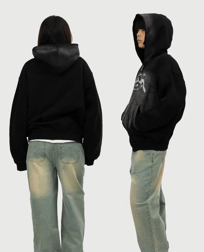 TRIPPIN'™ Faded Zip-up Hoodie