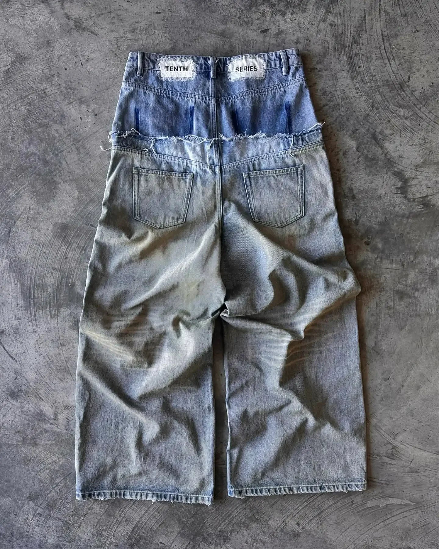 Trippin’ Doubble Stitched Loose Jeans