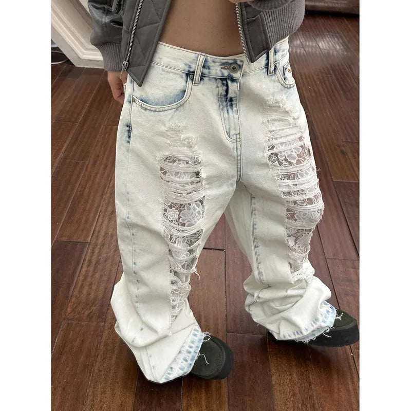 TRIPPINZ'™ Ripped Light Womens Jeans