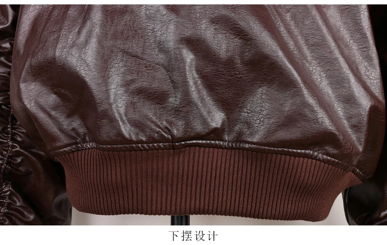 TRIPPIN'™ Brownie Leather Jacket