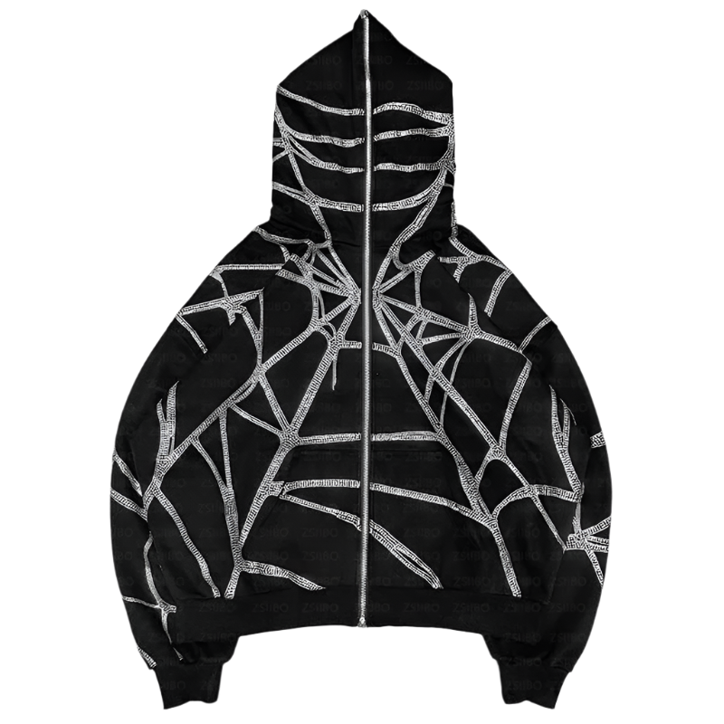 TRIPPIN'™ Spidey Web Zip-up Hoodie