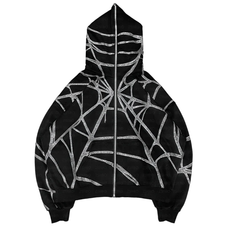 TRIPPIN'™ Spidey Web Zip-up Hoodie