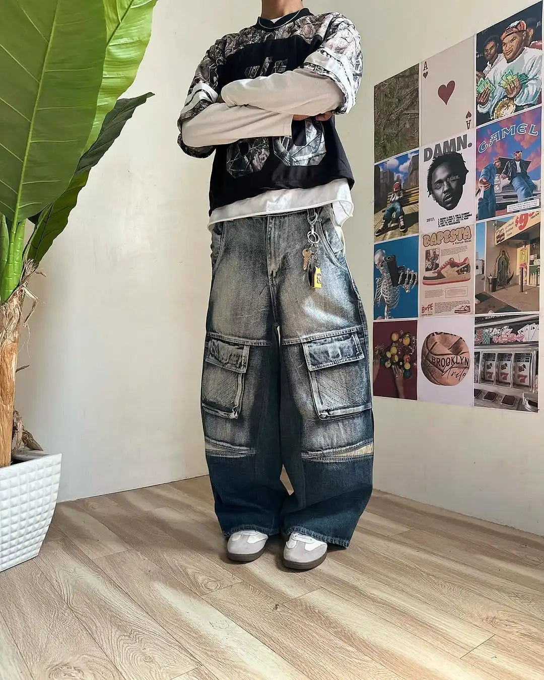TRIPPIN'™ Hidden Holez Baggy Jeans
