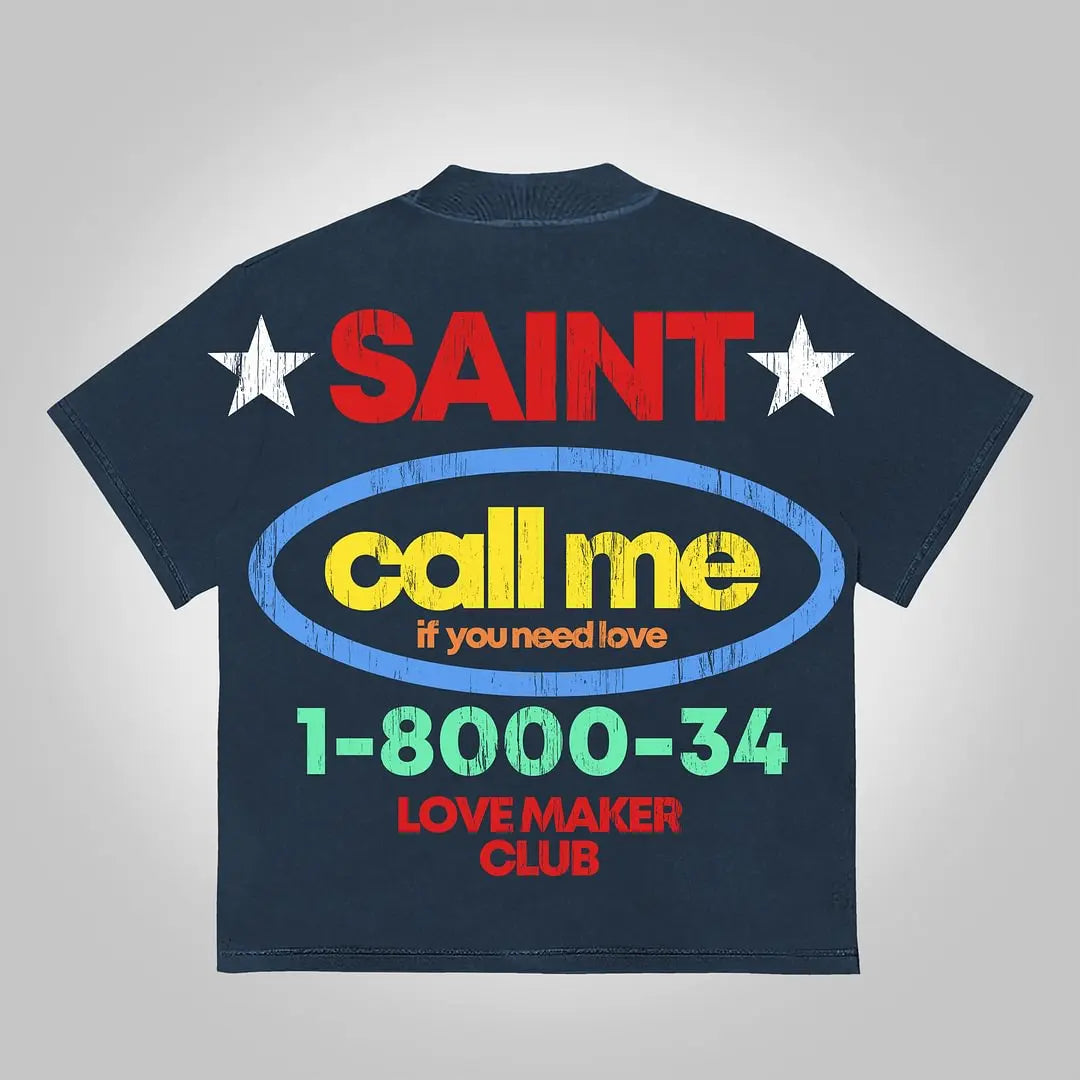 TRIPPIN'™ "Call me if you need luv" T-shirt