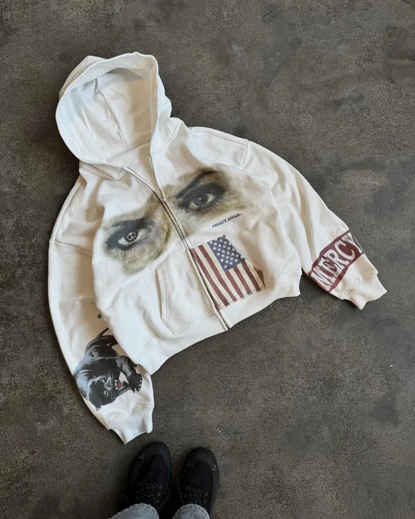 TRIPPIN'™ Hazy Eyez Zip-up Hoodie