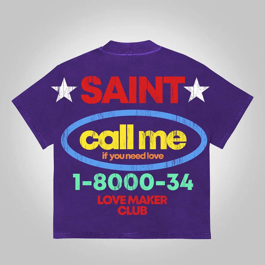 TRIPPIN'™ "Call me if you need luv" T-shirt