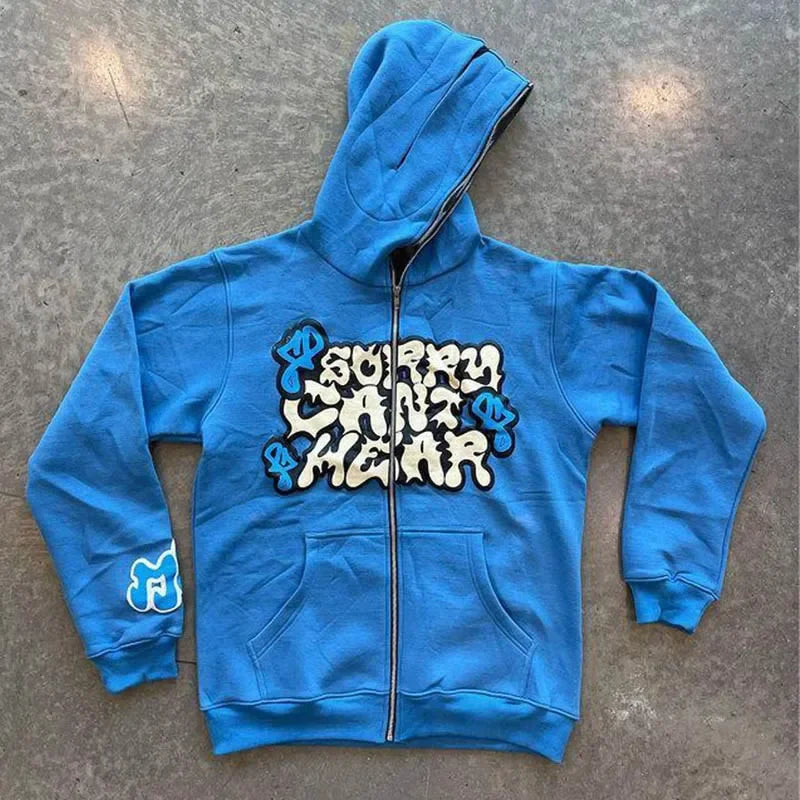 TRIPPIN'™ "Sorry Can't Hear" Zip-up Hoodie