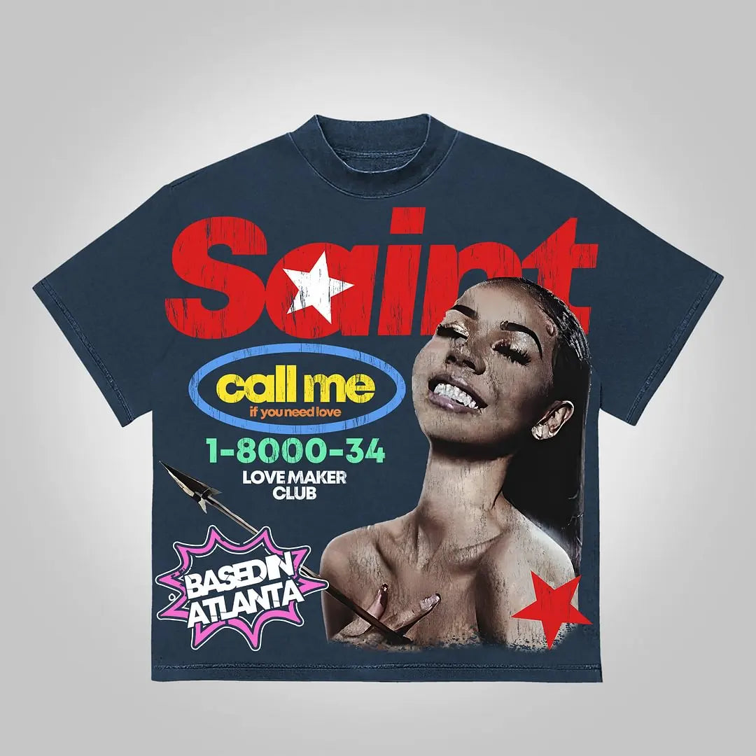 TRIPPIN'™ "Call me if you need luv" T-shirt