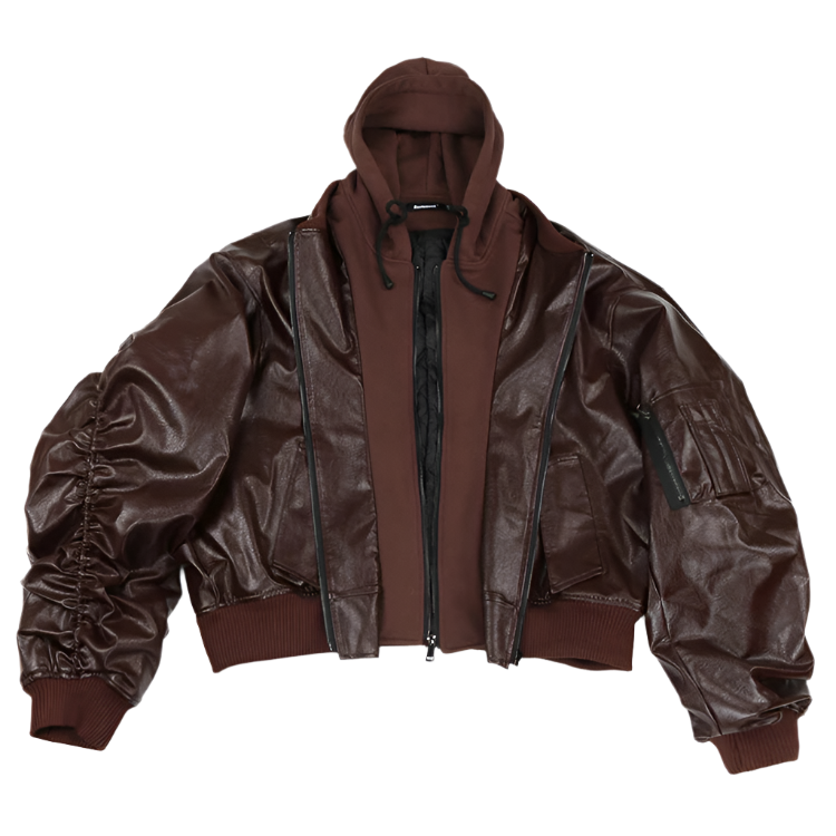 TRIPPIN'™ Brownie Leather Jacket