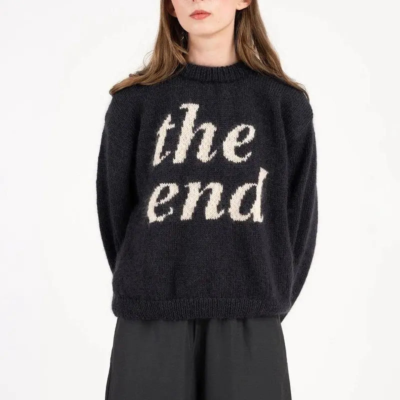 TRIPPIN'™ "The End"  Knitted Sweater