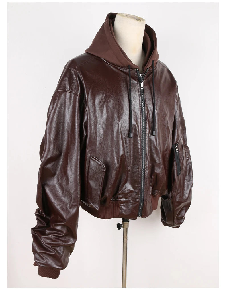 TRIPPIN'™ Brownie Leather Jacket